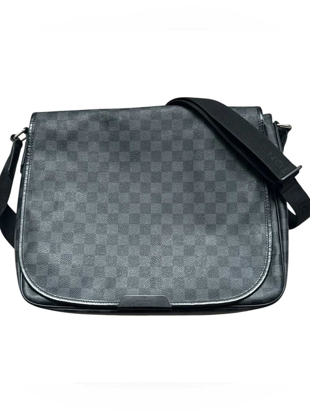 Louis Vuitton Black Damier Graphite Messenger Bag
